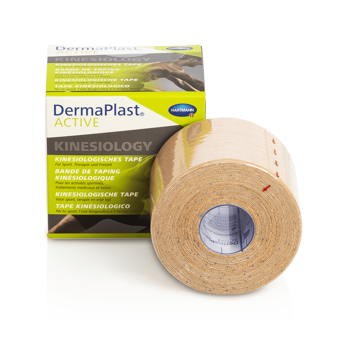 DermaPlast Active Kinesio Tape 5 m x 5 cm Beige