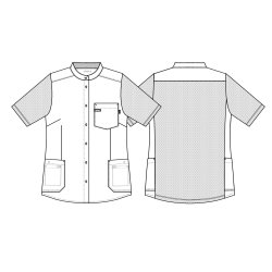 Dame Pigue Skjorte Super Blue