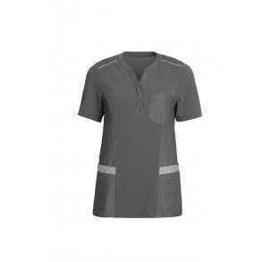 Dame Pigue Shirt V-Hals Super Grey