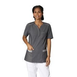 Dame Pigue Shirt V-Hals Super Grey