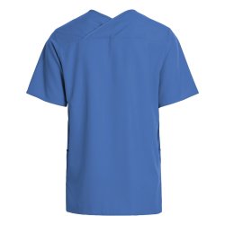 Cross neck top - Comfy fit hospital blue