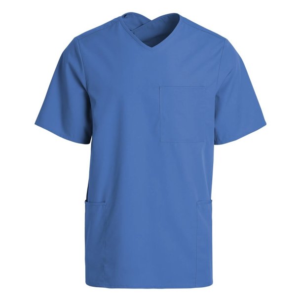Cross neck top - Comfy fit hospital blue