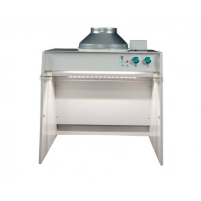 Limskab med sugemotor og lys.