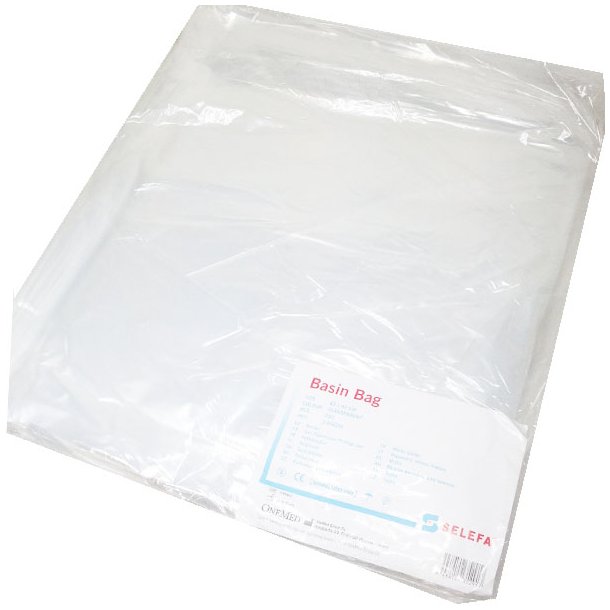 Basin bag fodbadepose 250 stk. 65 x 40 cm