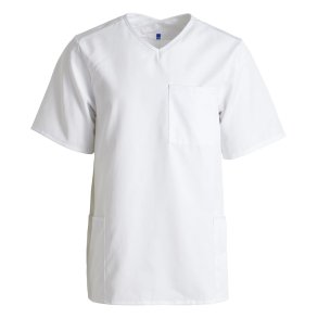 Cross neck top - Comfy fit Hvid