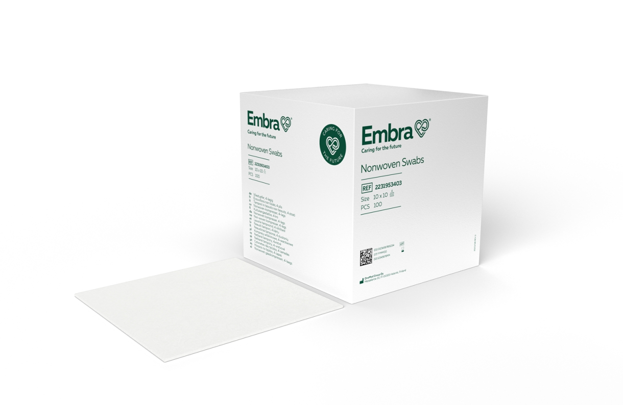 Embra gazeswabs 10 x 10 cm usterile