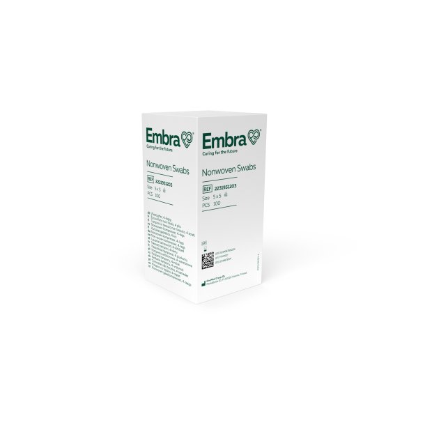 Embra gazeswabs 5 x 5 cm usterile