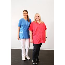 Dame Pigue Shirt V-Hals Super Blue