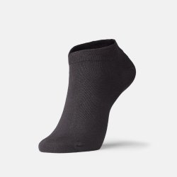 IQ SOX Footies Gaveske, 7 par SORT