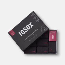 IQ SOX Gaveske, 7 par strmper SORT