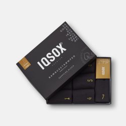 IQ SOX Gaveske, 7 par strmper SORT