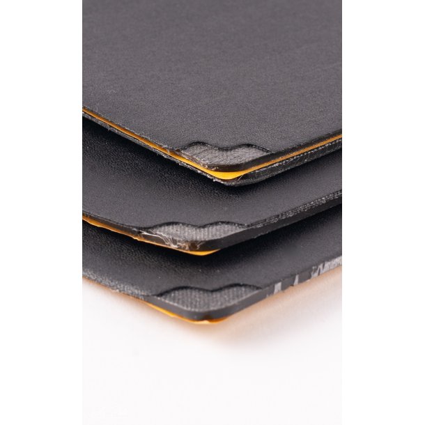 Memopur 33x12cm sort 3mm + SA dksl