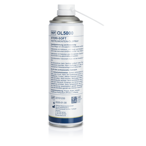 Steri-soft instrument oliespray