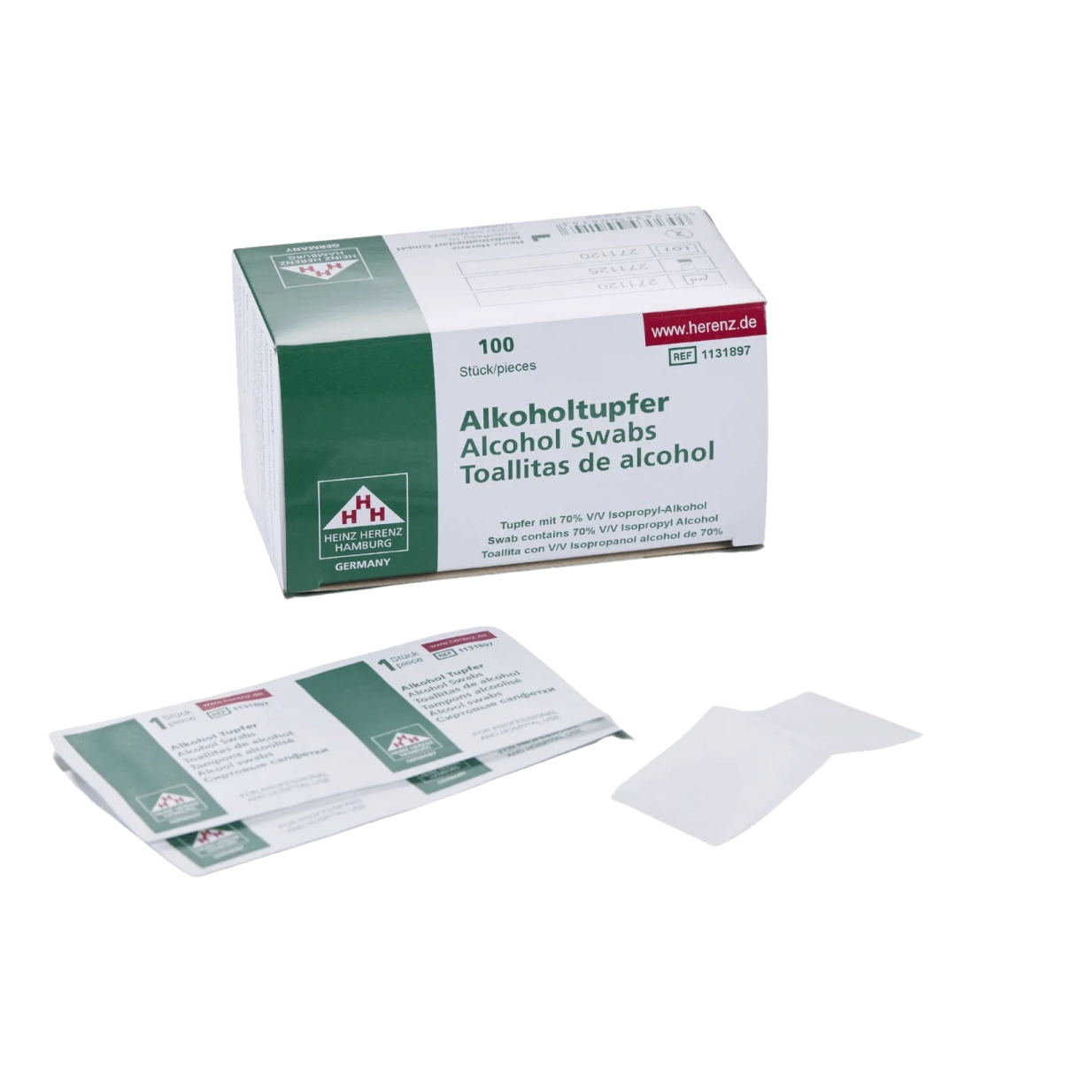 Sterile alkohol klude 100 stk