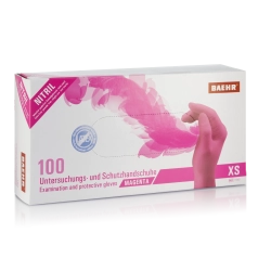Nitril handske Magenta 100 stk.