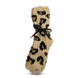 Julens Hyggesokker med leopard m�nster