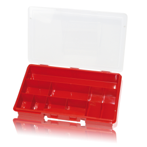 Sortimentsbox tom med 9 rum