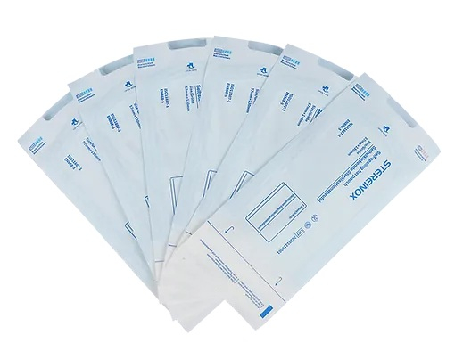 Steriliseringsposer damp 13,5 x 28 cm, 200 stk.