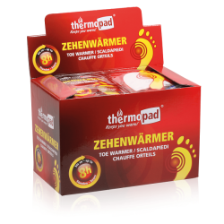 THERMOPAD t varmer i salgsdisplay med 30 par