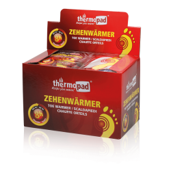 THERMOPAD t varmer i salgsdisplay med 30 par