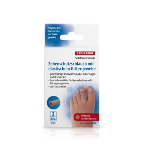 Tubi-gel 15 cm x 2 cm i elastisk ribbon stof 2 stk pakning.