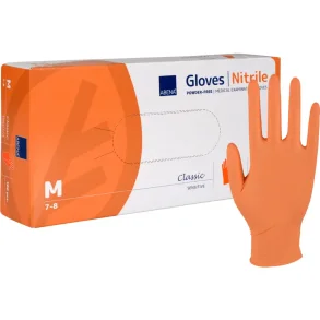 Nitril handske Classic sensitive orange 100 stk