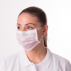 Mundbind med formbar n�seb�jle. ROSA