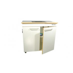 Arbejdsbord med sugemotor og sugerist