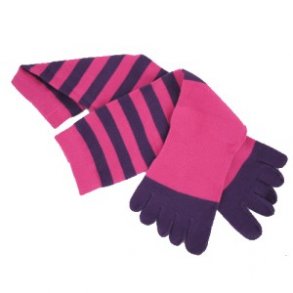 Stribet Lilla/lyserd tsok