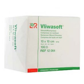 Vliwasoft gazeswabs 10 x 10 cm usterile